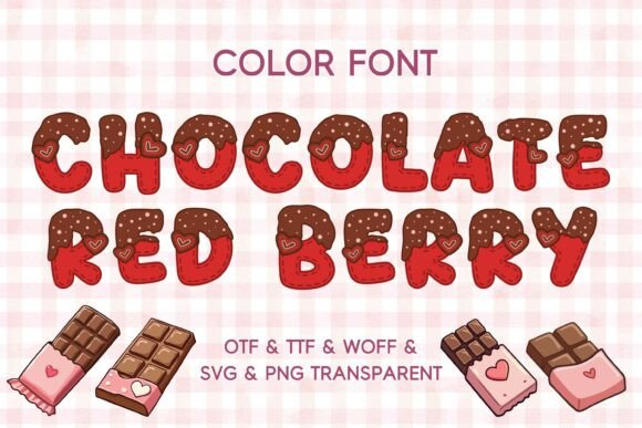 Chocolate Red Berry: A Sweet Treat for Visual Design