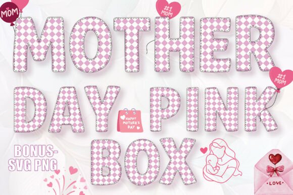 Designing with Heart: The Mother Day Pink Box Font