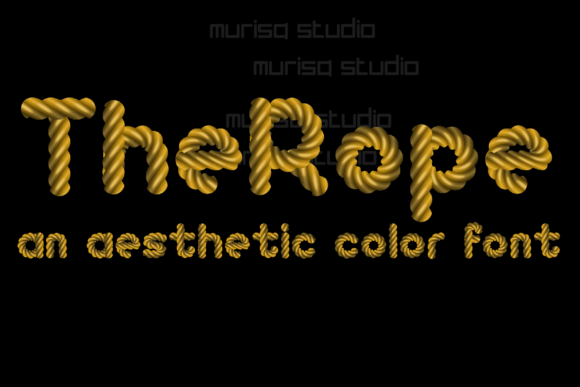 Discovering The Rope: A Dynamic Color Font for Modern Design