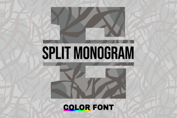 Elephant Split: A Playful Font for Creative Design