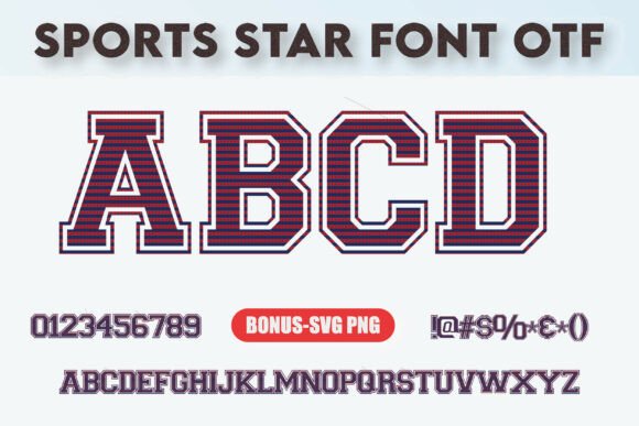 Elevate Your Designs with the Bold Energy of Sports Star Typography