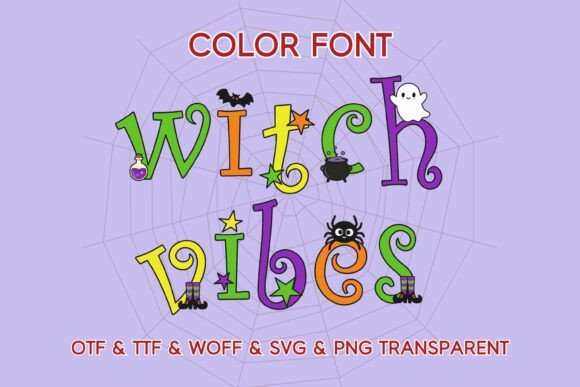 Enchant Your Designs with the Witch Vibes Color Font