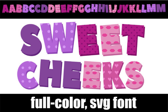 Exploring the Sweet Cheeks Color Font for Creative Design