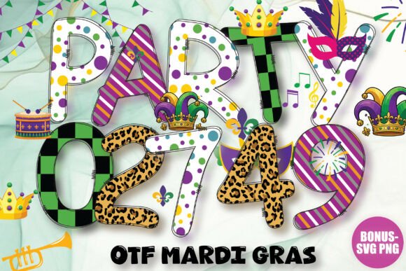 Festive Carnival Pack: Bold Typography for Dynamic Design