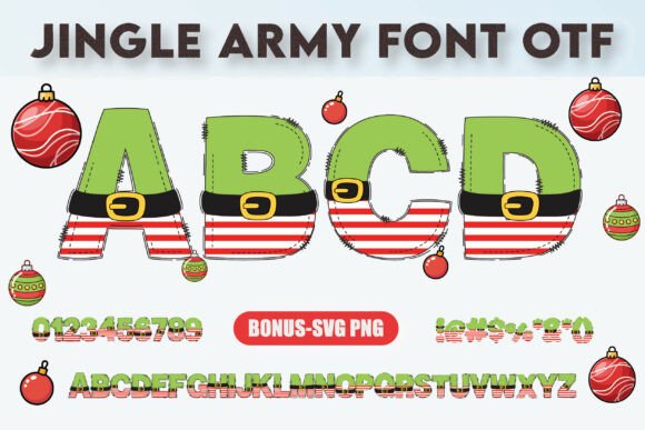 Jingle Army: Festive Military Typography for Bold Holiday Design