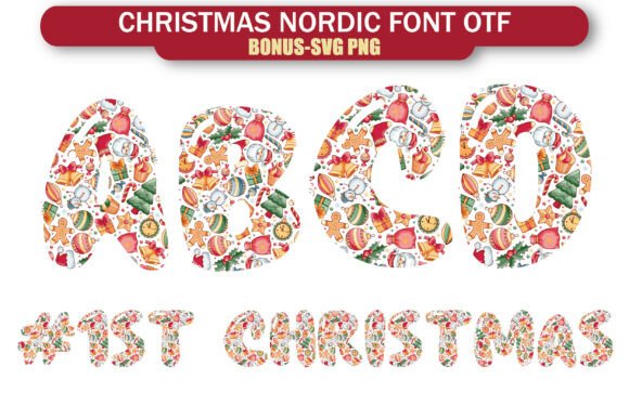 Nordic Christmas Font: Elevate Holiday Designs