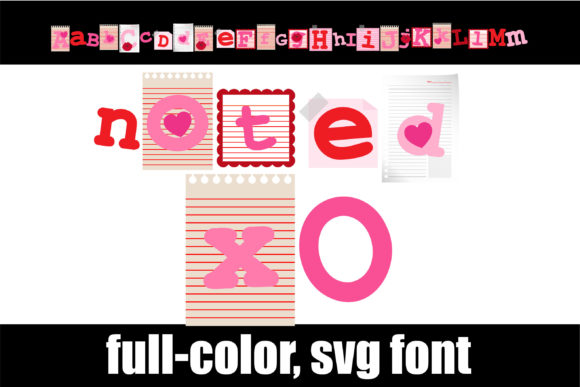 Noted XO: Elevating Design with Whimsical Color Typography