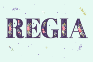 Regia: A Vibrant Color Font for Modern Design