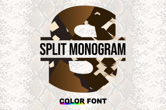 Snake Split: A Unique Font for Creative Design