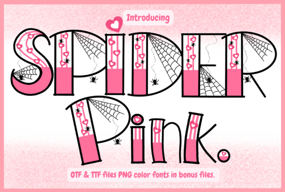 Spiderpink: Quirky Typography for Bold Design