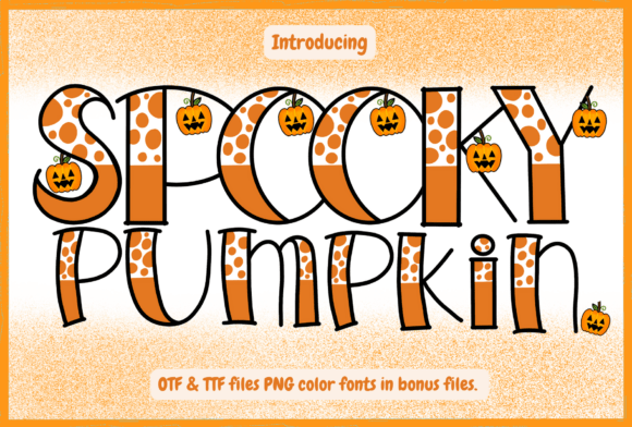 Spooky Pumpkin: A Friendly Font for Creative Projects
