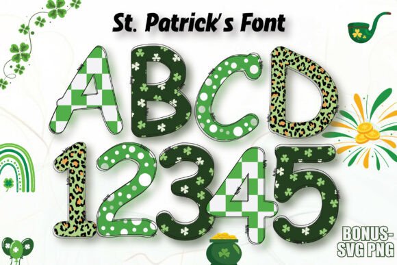 St Patricks and Shamrock Alphabets: A Designer's Guide to Festive Typography