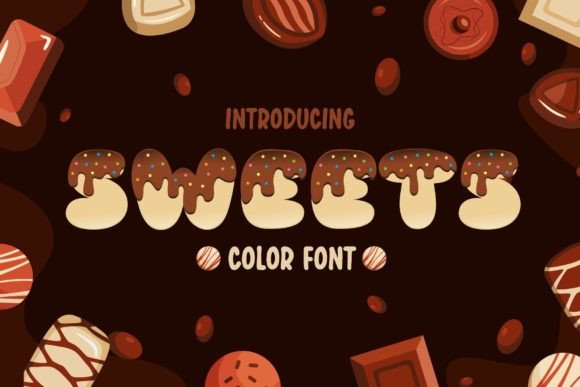 Sweets Font: A Playful Color Font for Standout Design