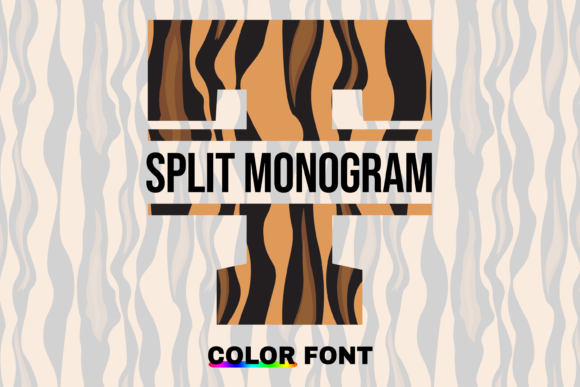 Tiger Split: A Playful Color Font for Bold Design