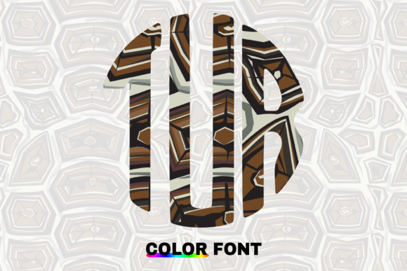 Turtle Circle: A Playful Monogram Font for Creative Design