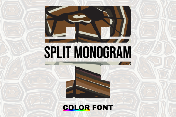 Turtle Split: A Unique Color Font for Creative Design