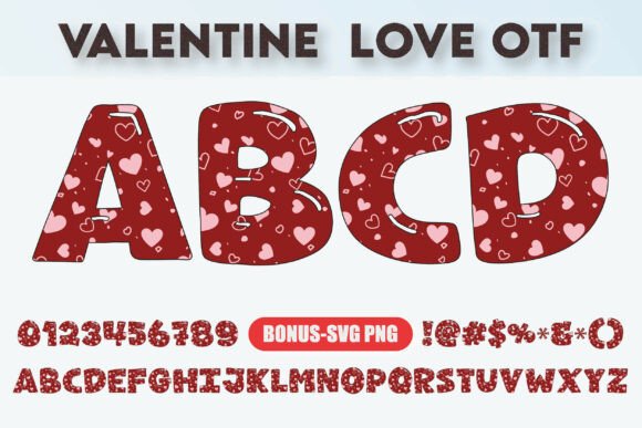 Valentine Love: Elevate Your Creative Projects with Romantic Typography